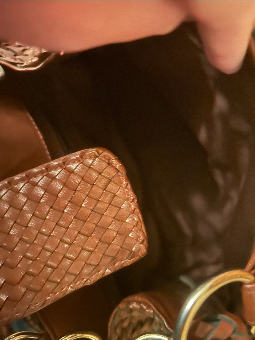 Woven Brown Bag - Stylish Handwoven Design - Picture 5 of 5